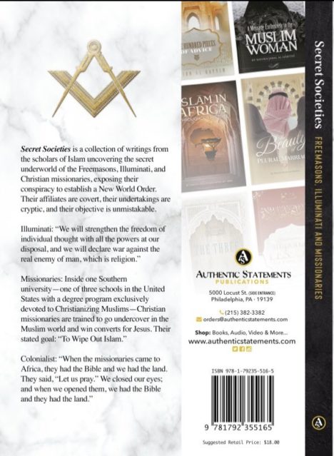 B580 Secret Societies Freemasons Illuminate taken from the Scholars of Islam - Image 2